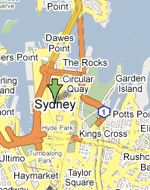 Sydney CBD Map